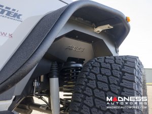 Jeep Wrangler JL Inner Fender Liners - Front & Rear - Carbide Black Powdercoat